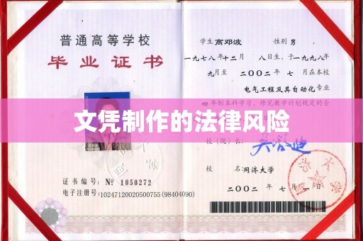 乐亭文凭制作的法律风险